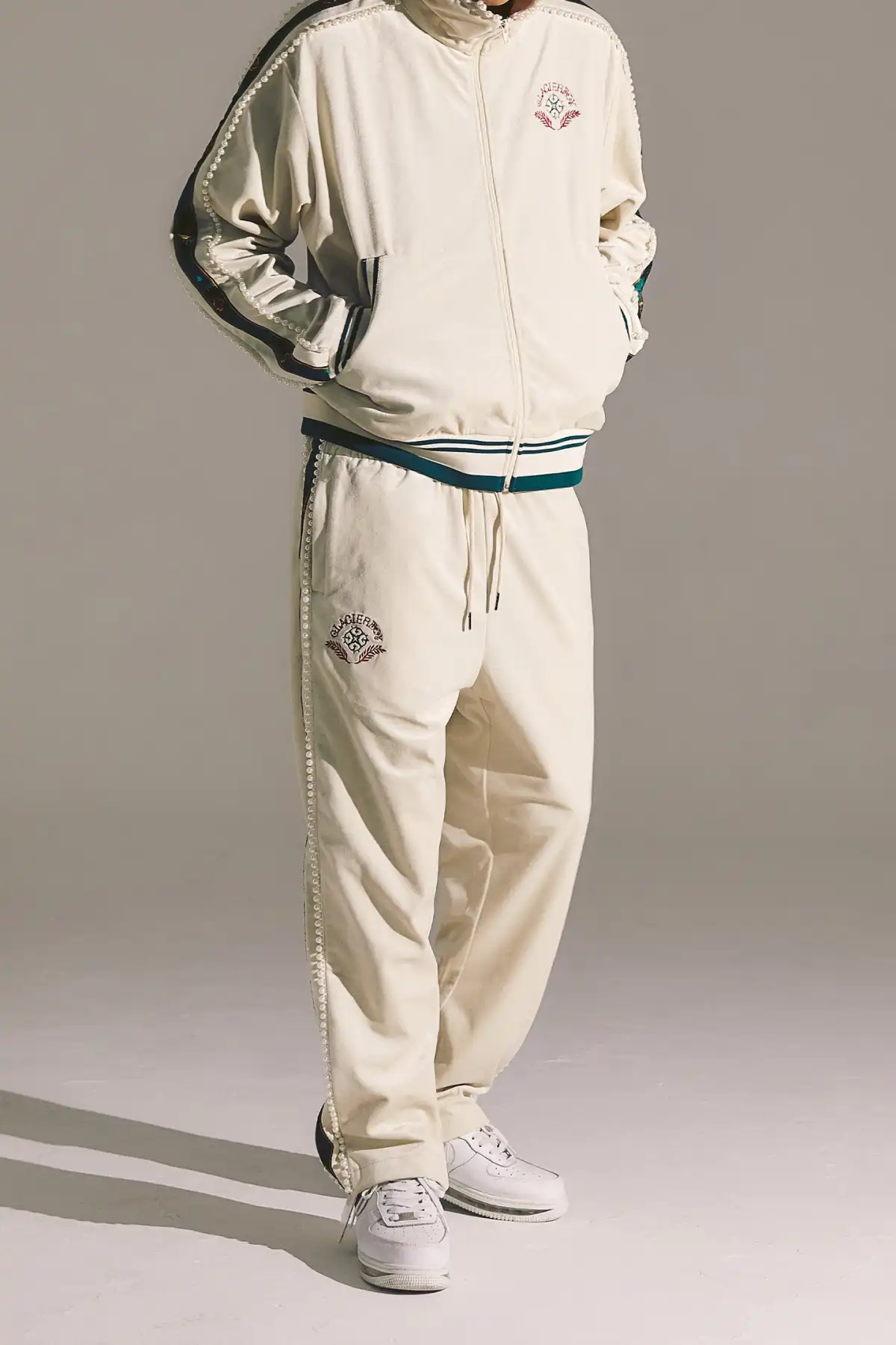 GLACIERBOY丨Pearl Velvet Pants