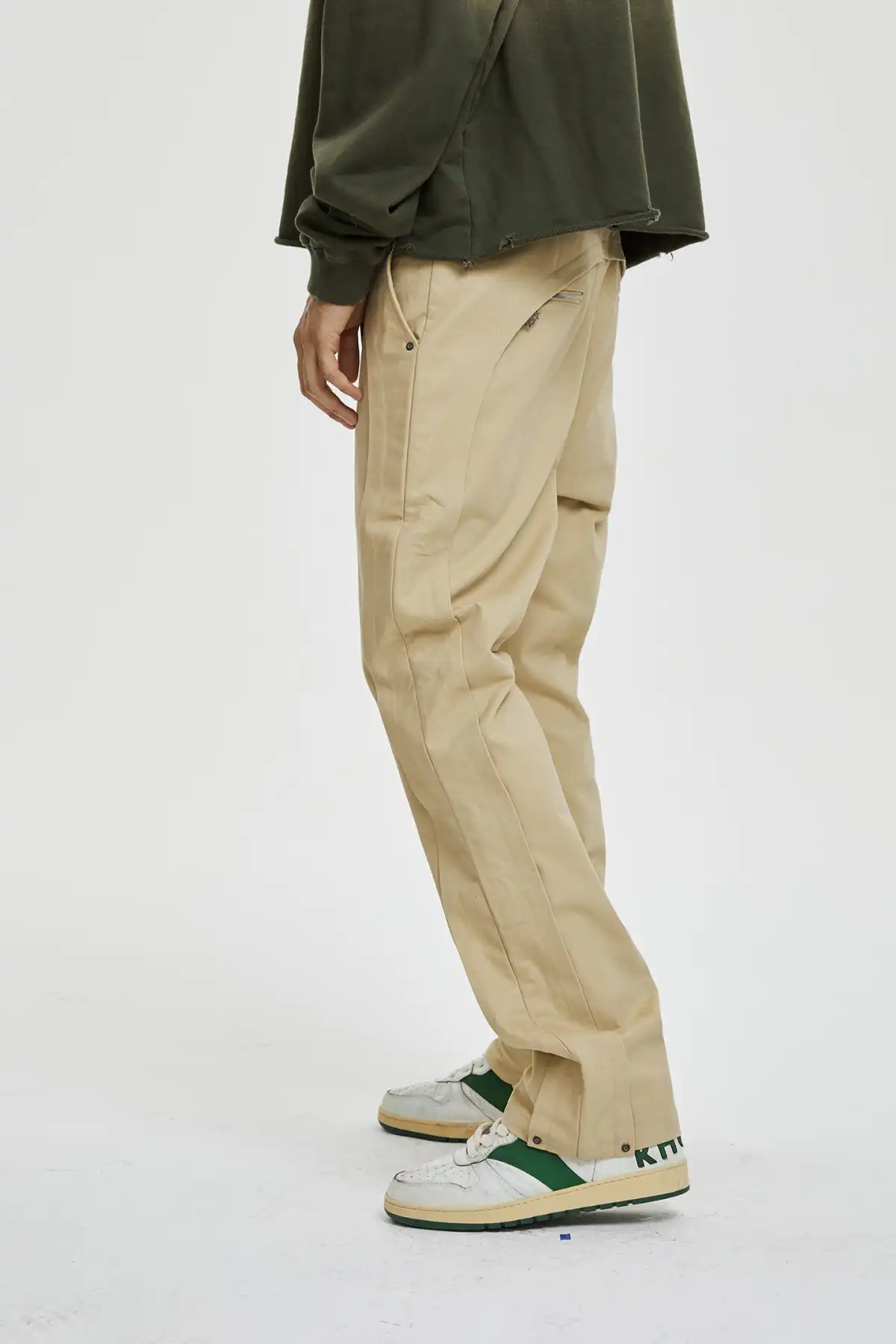 GLACIERBOY丨Khaki Men's Twill Pants