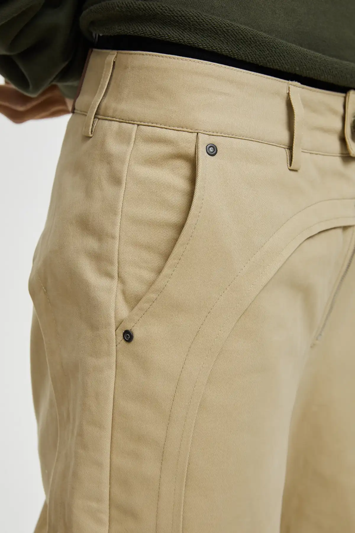 GLACIERBOY丨Khaki Men's Twill Pants