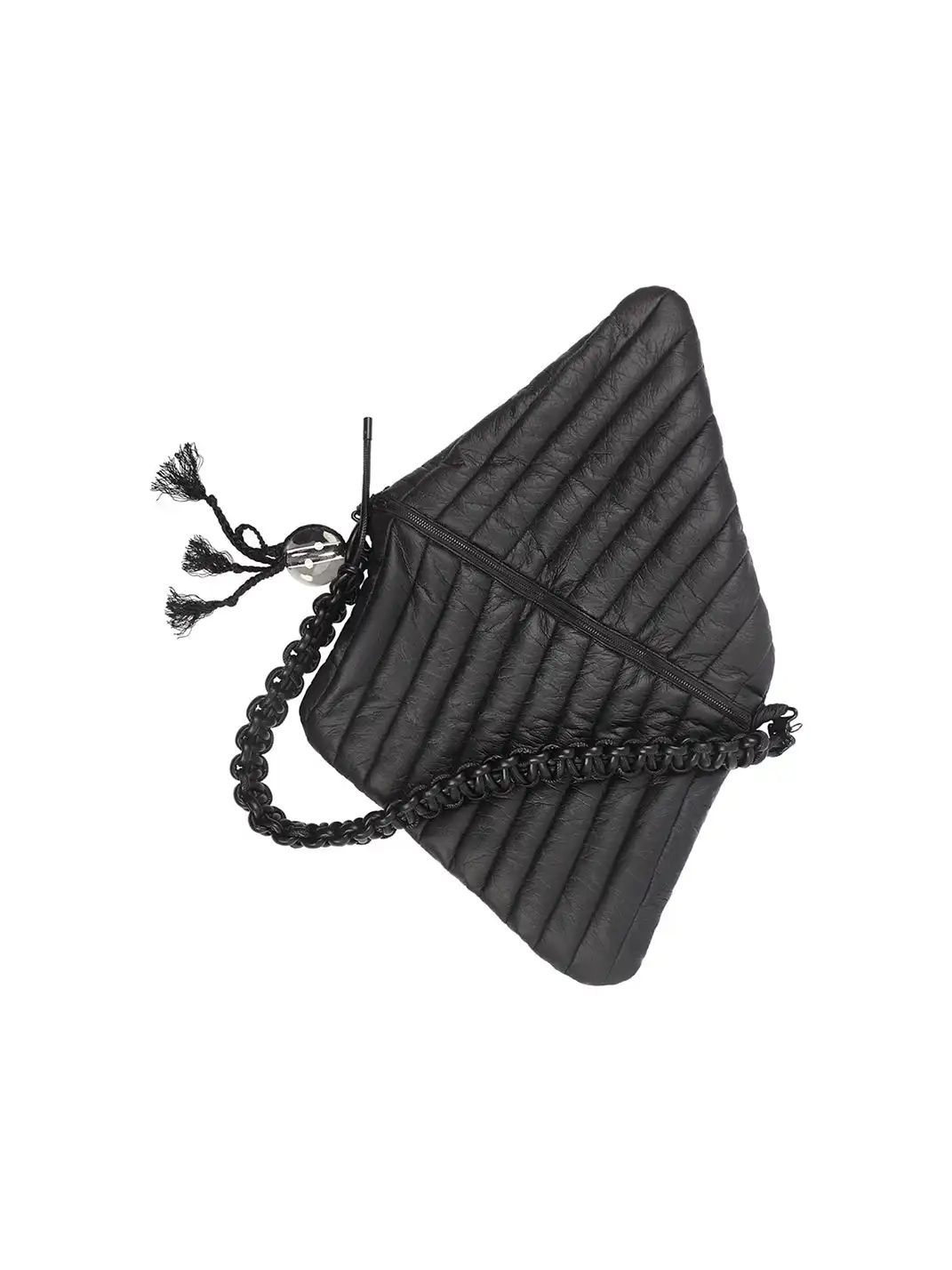 NUTEMPEROR | Handwoven Faux Leather Laptop Crossbody Bag