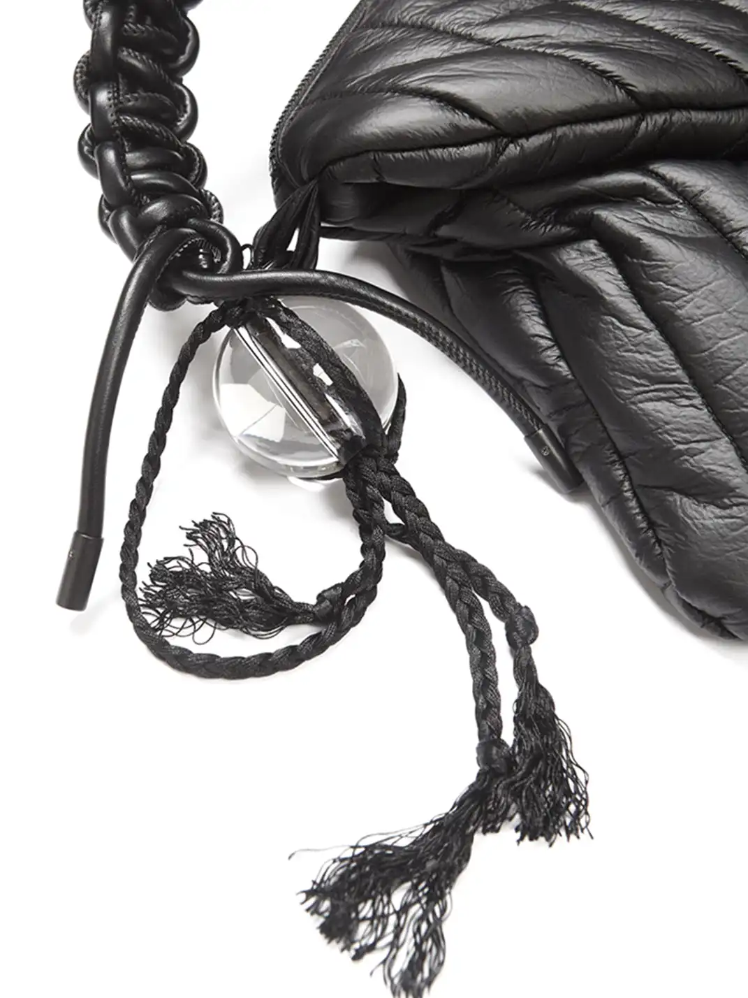 NUTEMPEROR | Handwoven Faux Leather Laptop Crossbody Bag