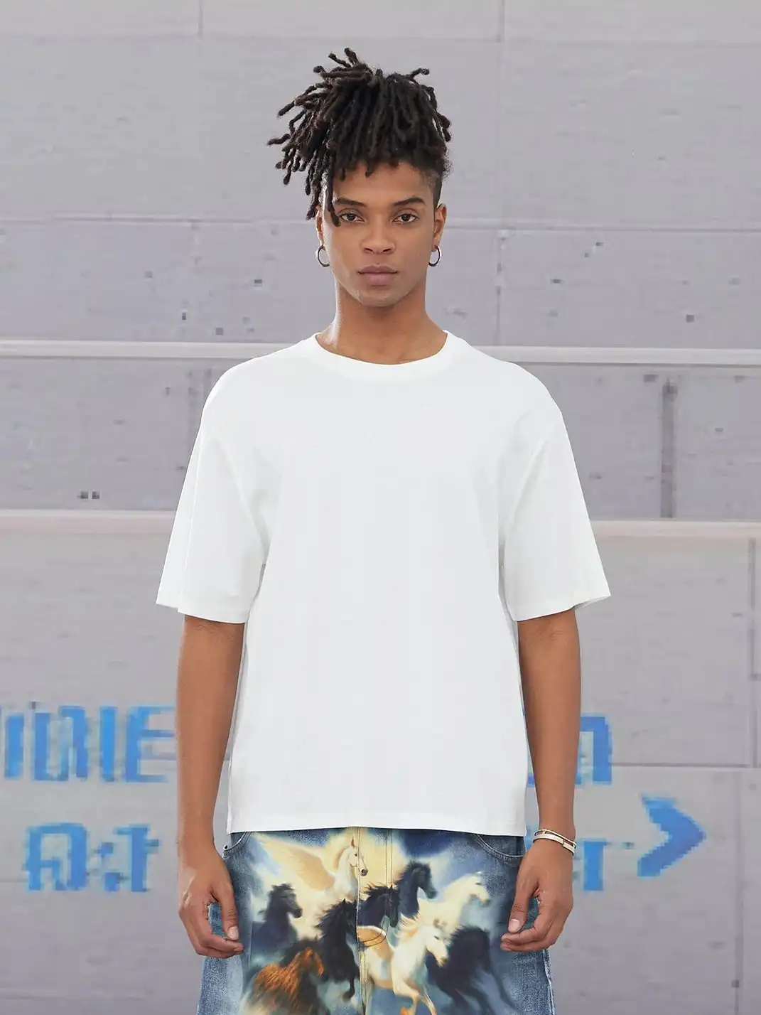 DND4DES | Silky Modal Printed Street T-Shirt