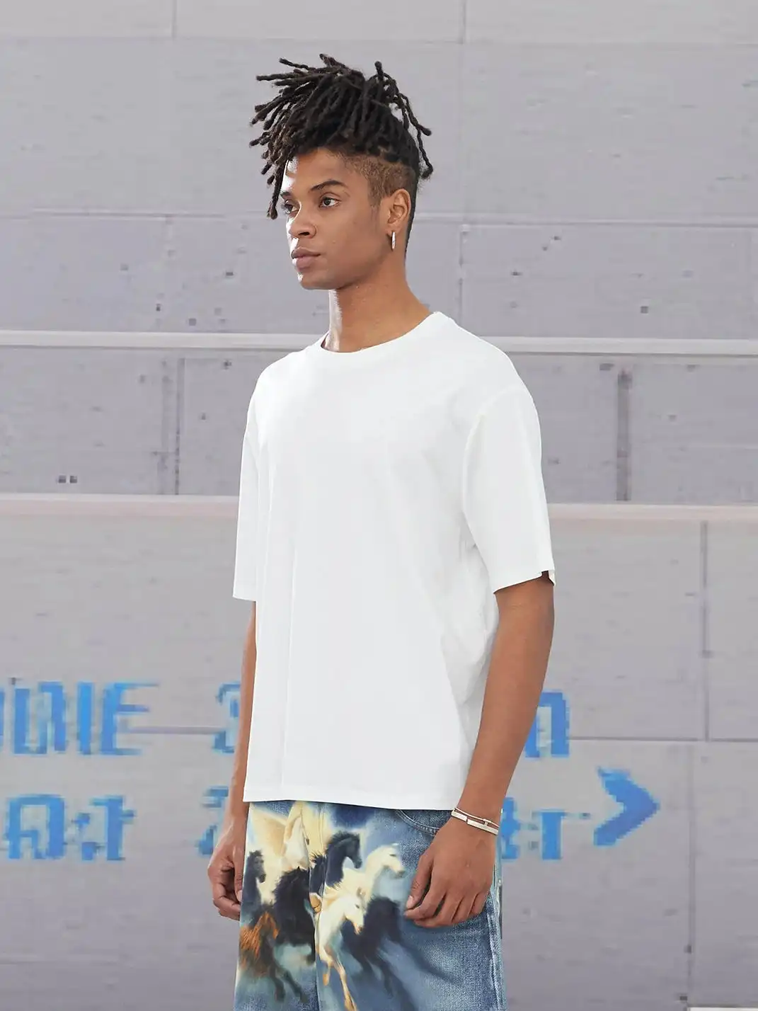 DND4DES | Silky Modal Printed Street T-Shirt