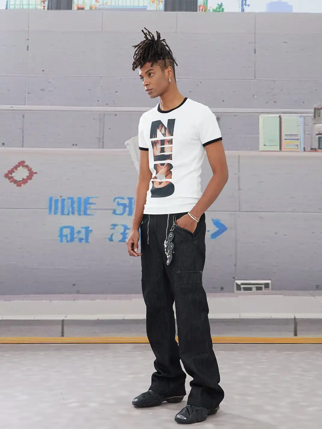 DND4DES | Nerd Punk Graphic Stretch T-Shirt