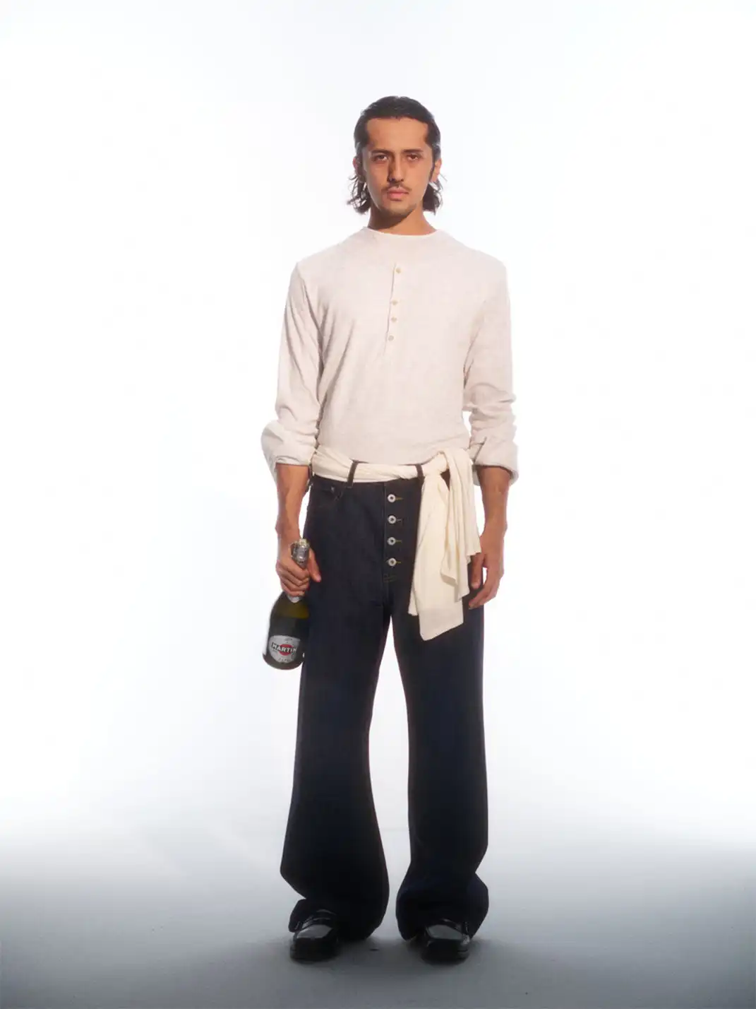 TREclub | Vintage Button Fly Denim Jeans