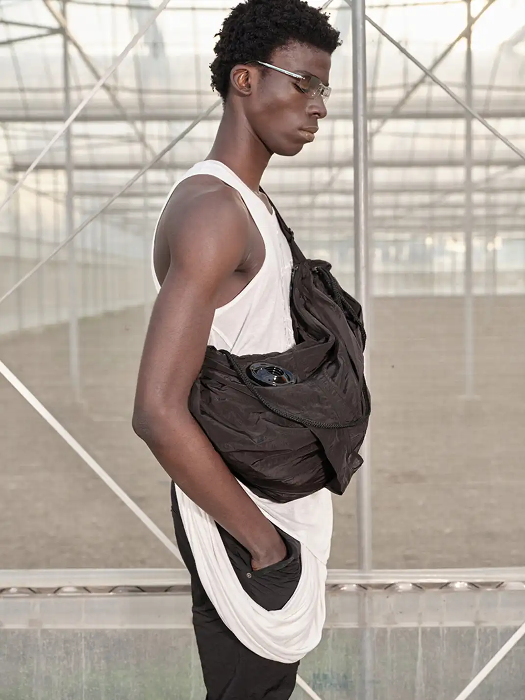 NUTEMPEROR | 3D Pocket Nylon Dumpling Sling Bag