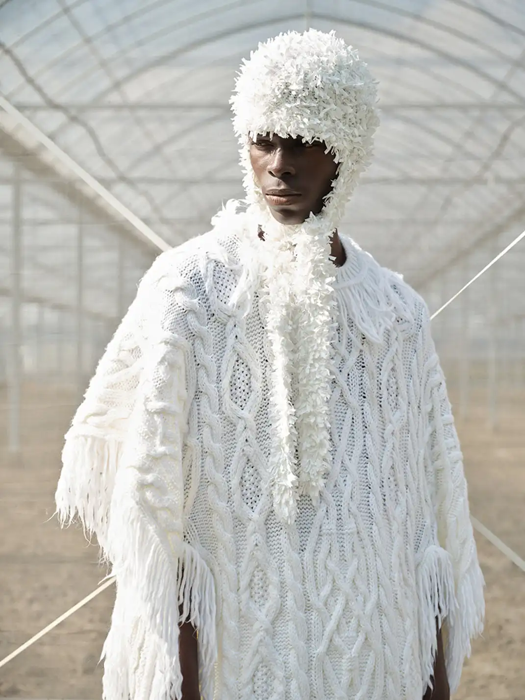 NUTEMPEROR | Soft Yarn Tie-On Pullover Hat