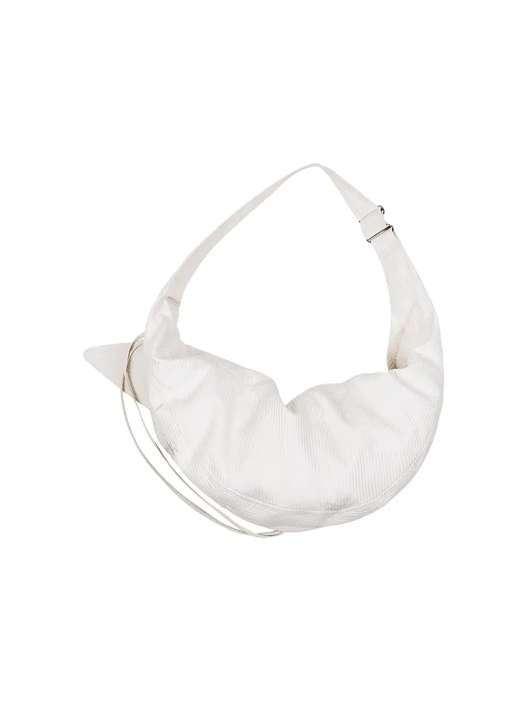 NUTEMPEROR | Asymmetrical Flap Adjustable Dumpling Bag