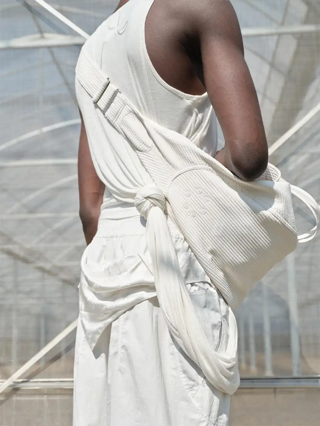NUTEMPEROR | Asymmetrical Flap Adjustable Dumpling Bag