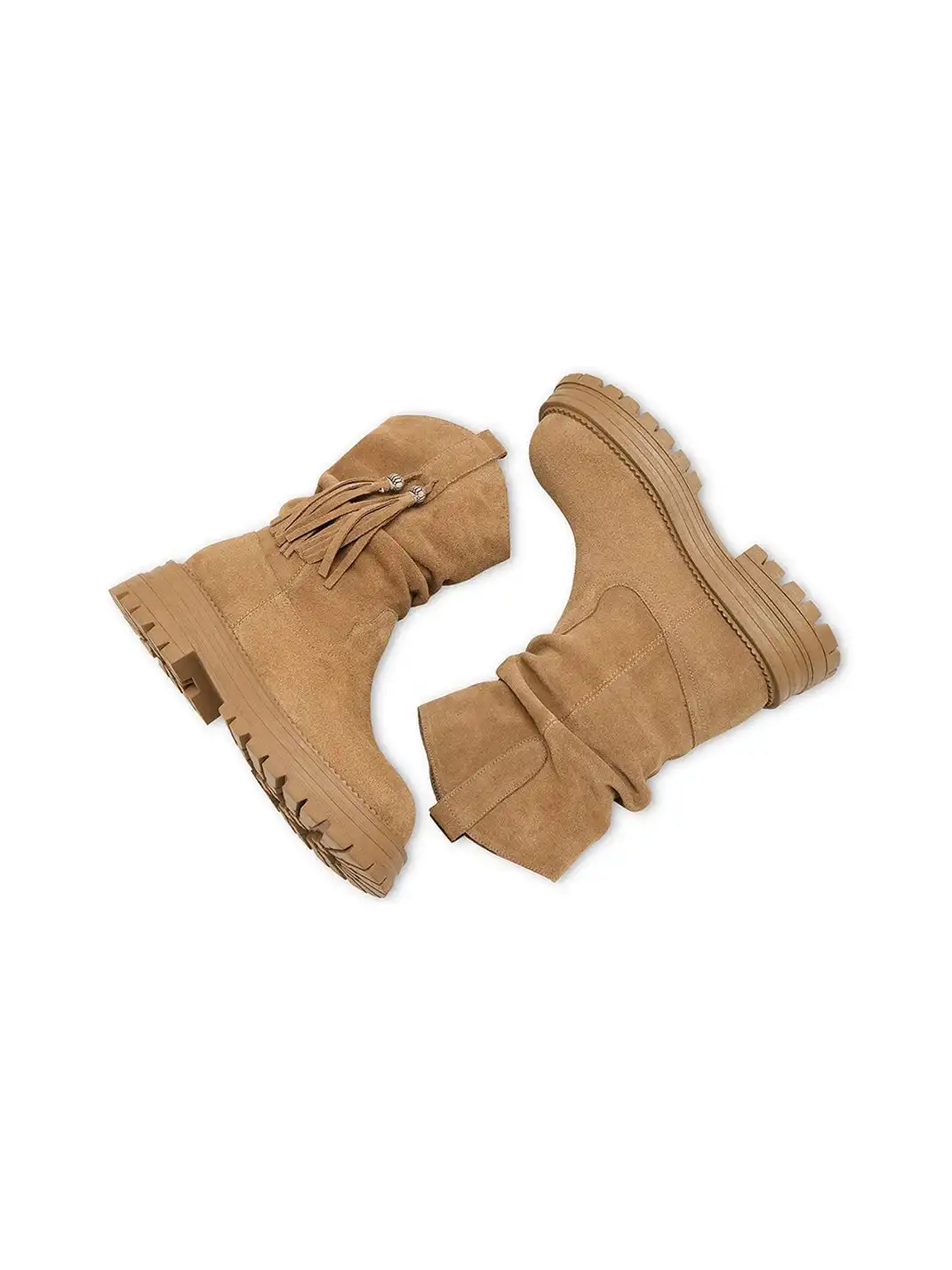 C.BANNER丨Retro British Style Leather Short Boots