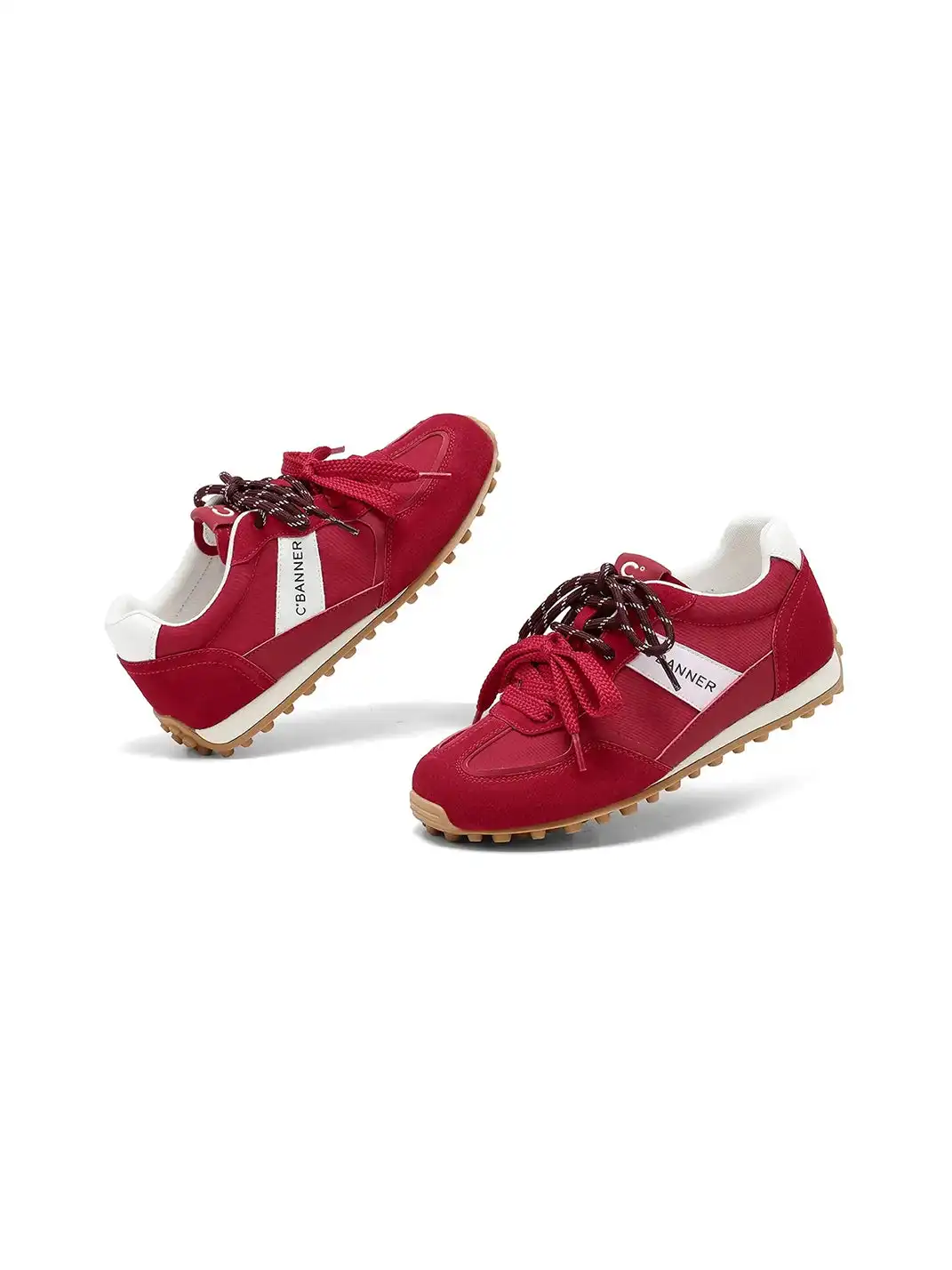 C.BANNER丨Retro Low-Top Casual Leather Shoes Women
