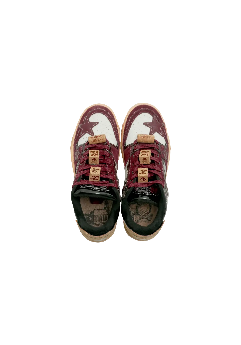 KAALIXTO丨Retro Star Sneakers-Wine Limited