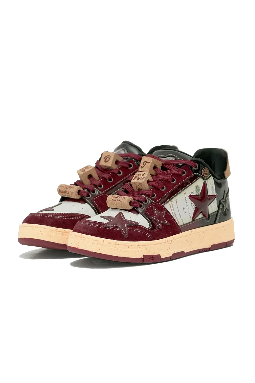 KAALIXTO丨Retro Star Sneakers-Wine Limited