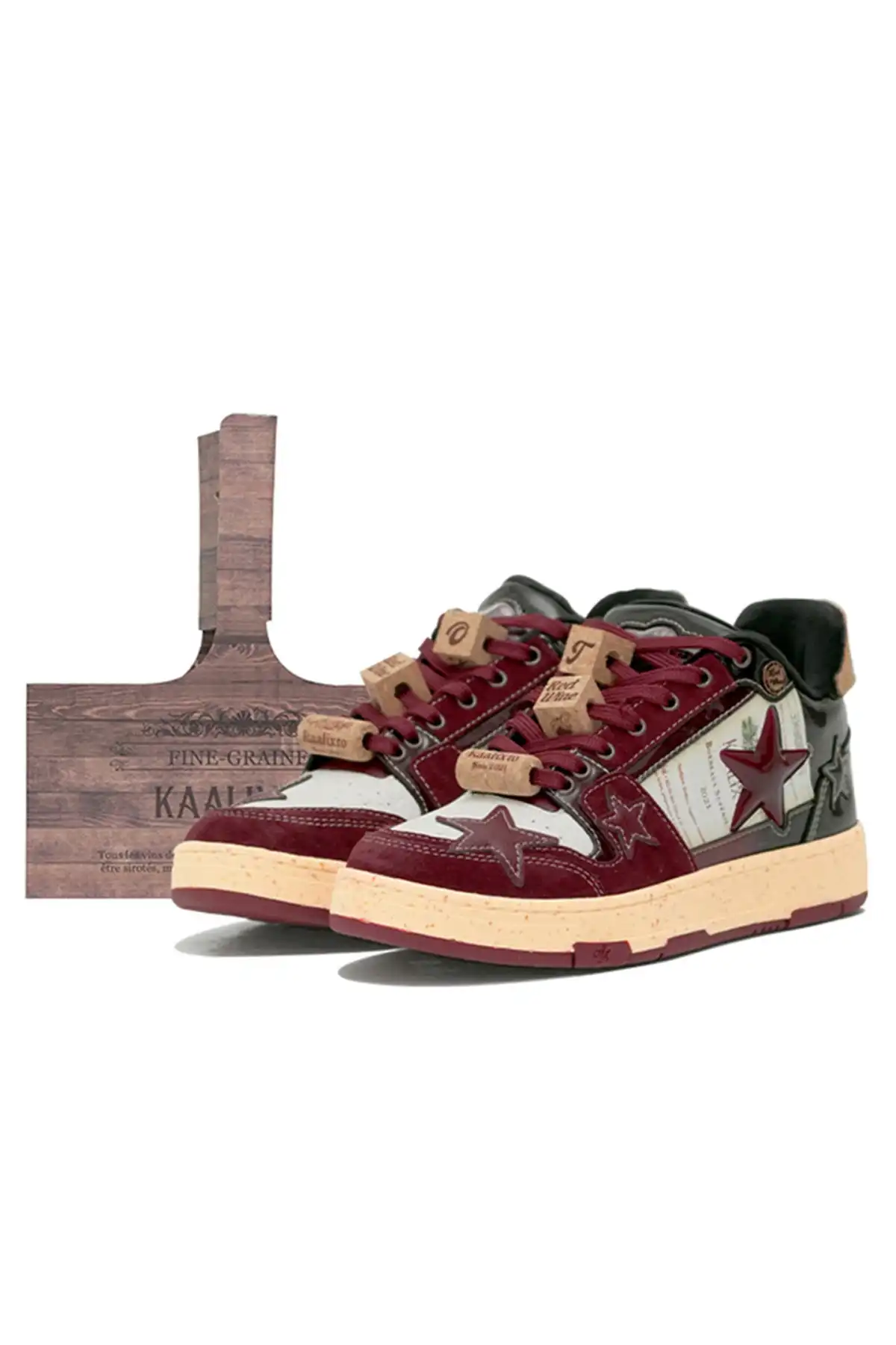 KAALIXTO丨Retro Star Sneakers-Wine Limited
