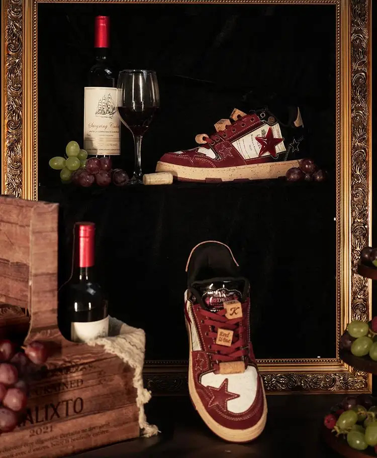 KAALIXTO丨Retro Star Sneakers-Wine Limited