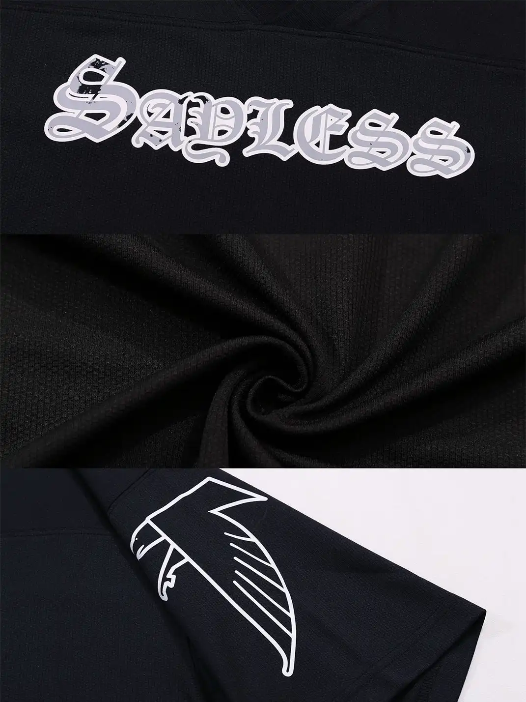 BE A DEVIL丨Sanskrit Letter Hockey Jersey T-Shirt
