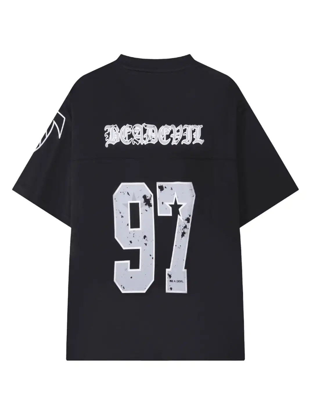 BE A DEVIL丨Sanskrit Letter Hockey Jersey T-Shirt