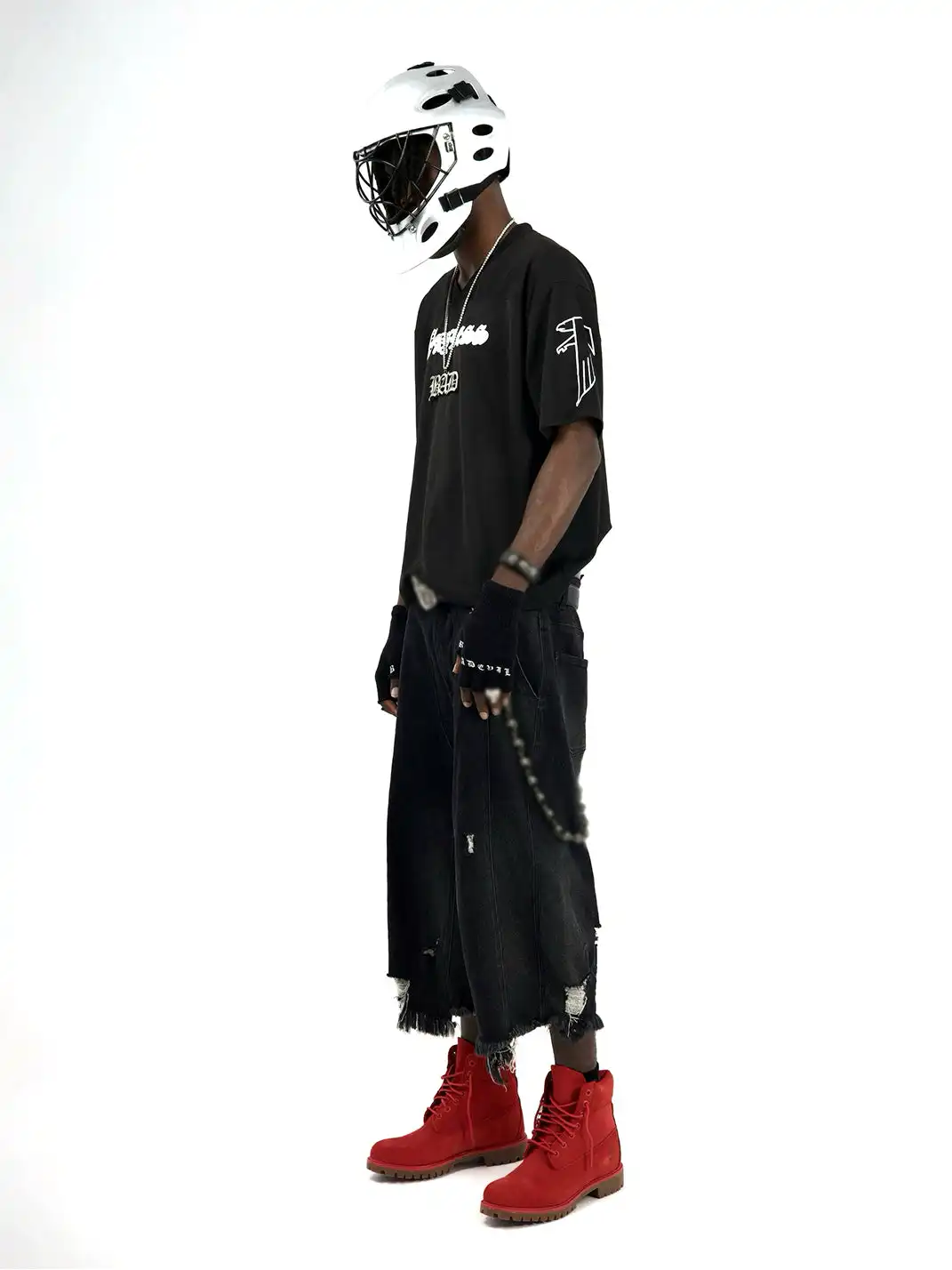BE A DEVIL丨Sanskrit Letter Hockey Jersey T-Shirt