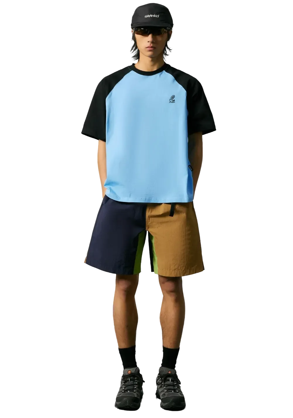 Colorblock Waterproof Shorts