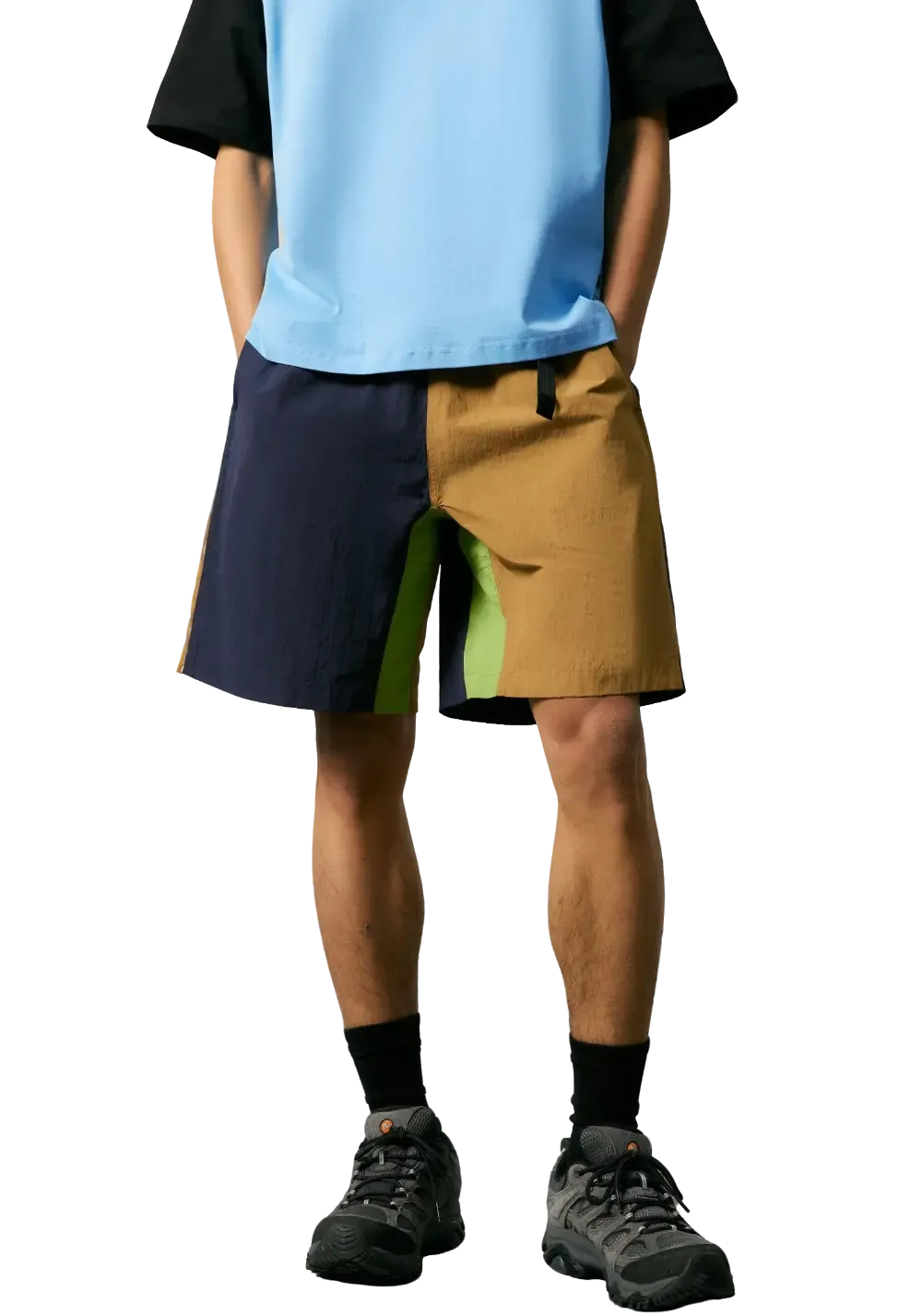 Colorblock Waterproof Shorts