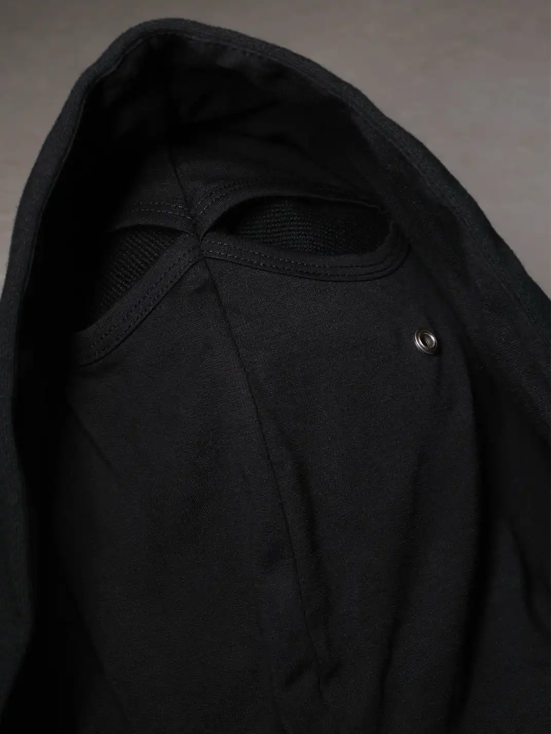 BE A DEVIL丨Embroidered Slogan Mask Oversized Hoodie