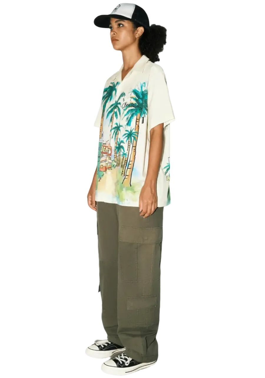 Hawaiian Cotton Printed Casual T-Shirt - 3