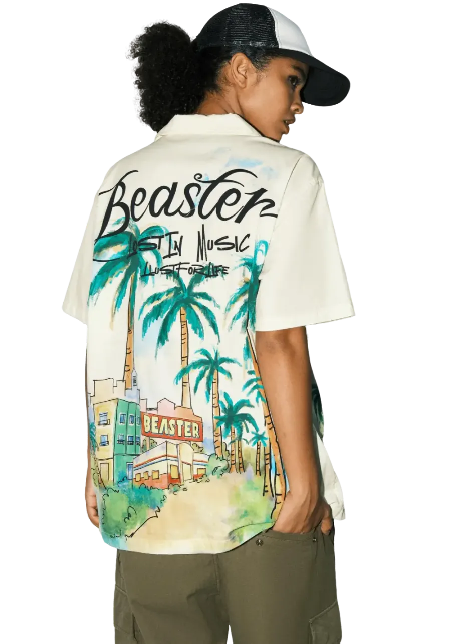 Hawaiian Cotton Printed Casual T-Shirt - 4