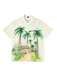 Hawaiian Cotton Printed Casual T-Shirt