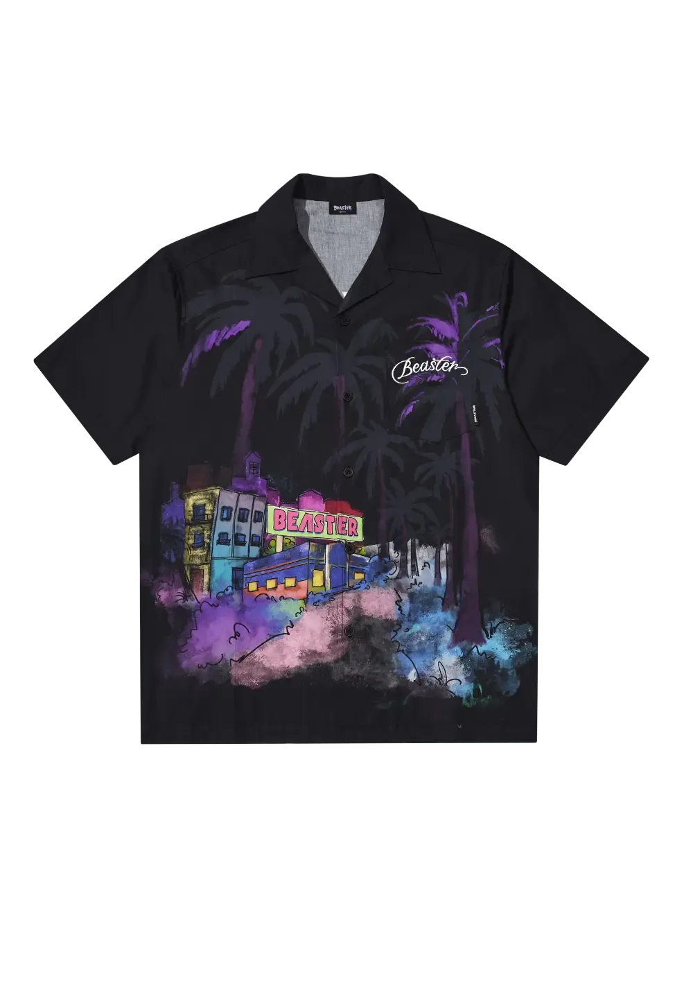 Hawaiian Cotton Printed Casual T-Shirt