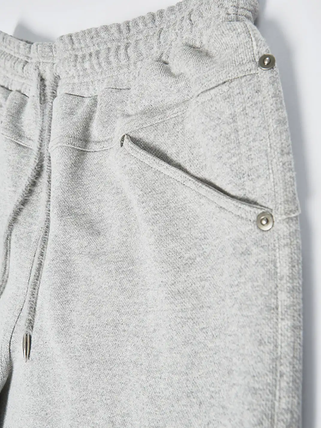 NUTEMPEROR | Structured Wide-Leg Sweatpants Grey