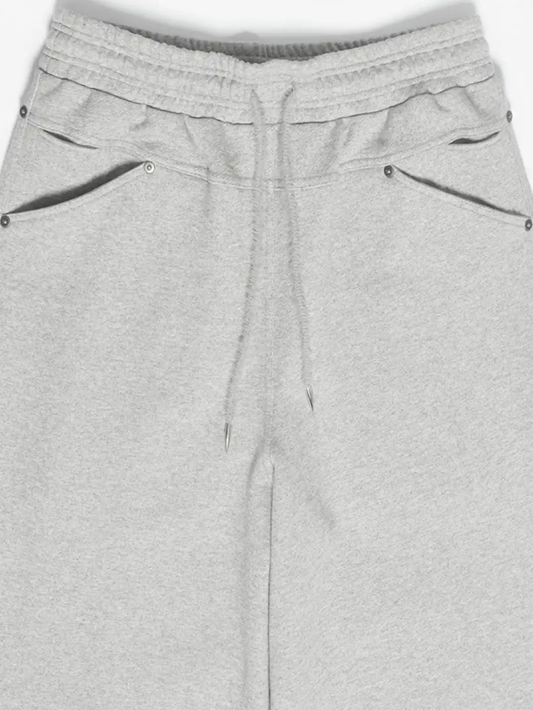 NUTEMPEROR | Structured Wide-Leg Sweatpants Grey
