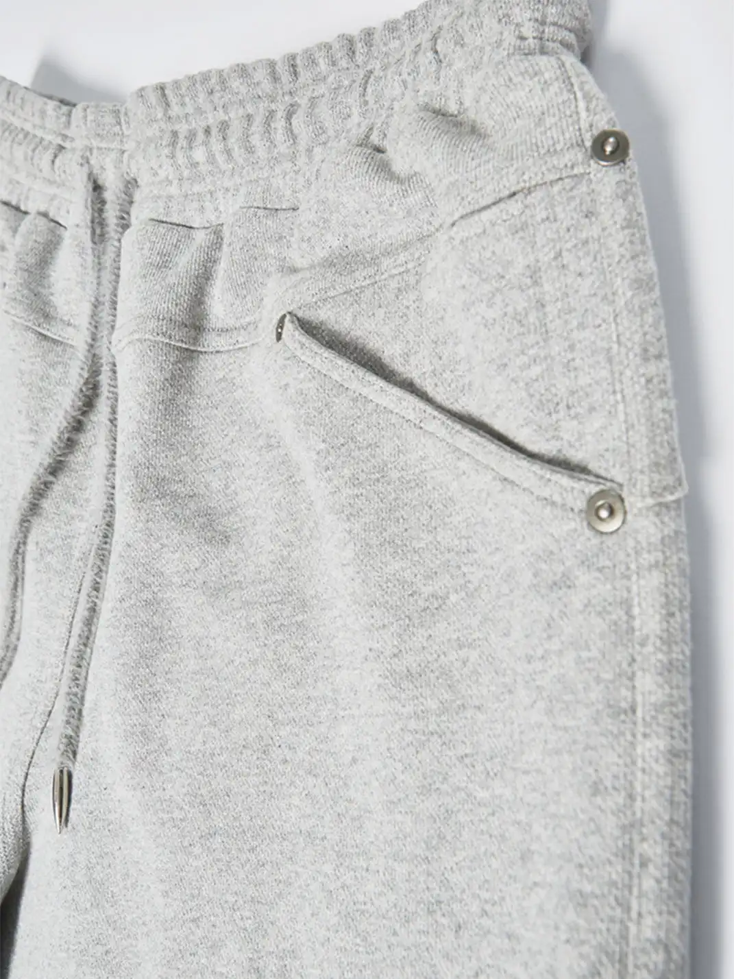 NUTEMPEROR | Structured Wide-Leg Sweatpants Grey
