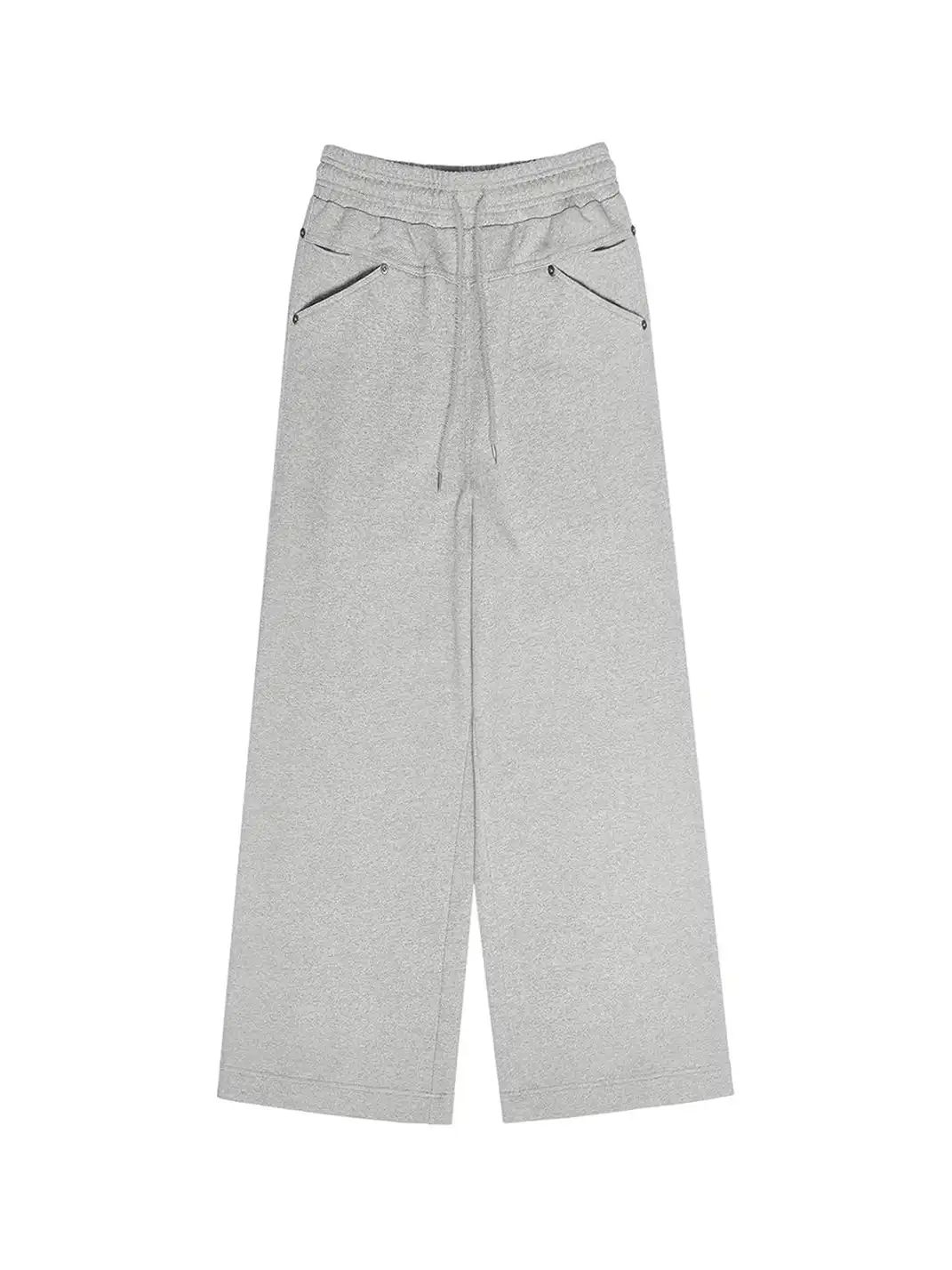 NUTEMPEROR | Structured Wide-Leg Sweatpants Grey