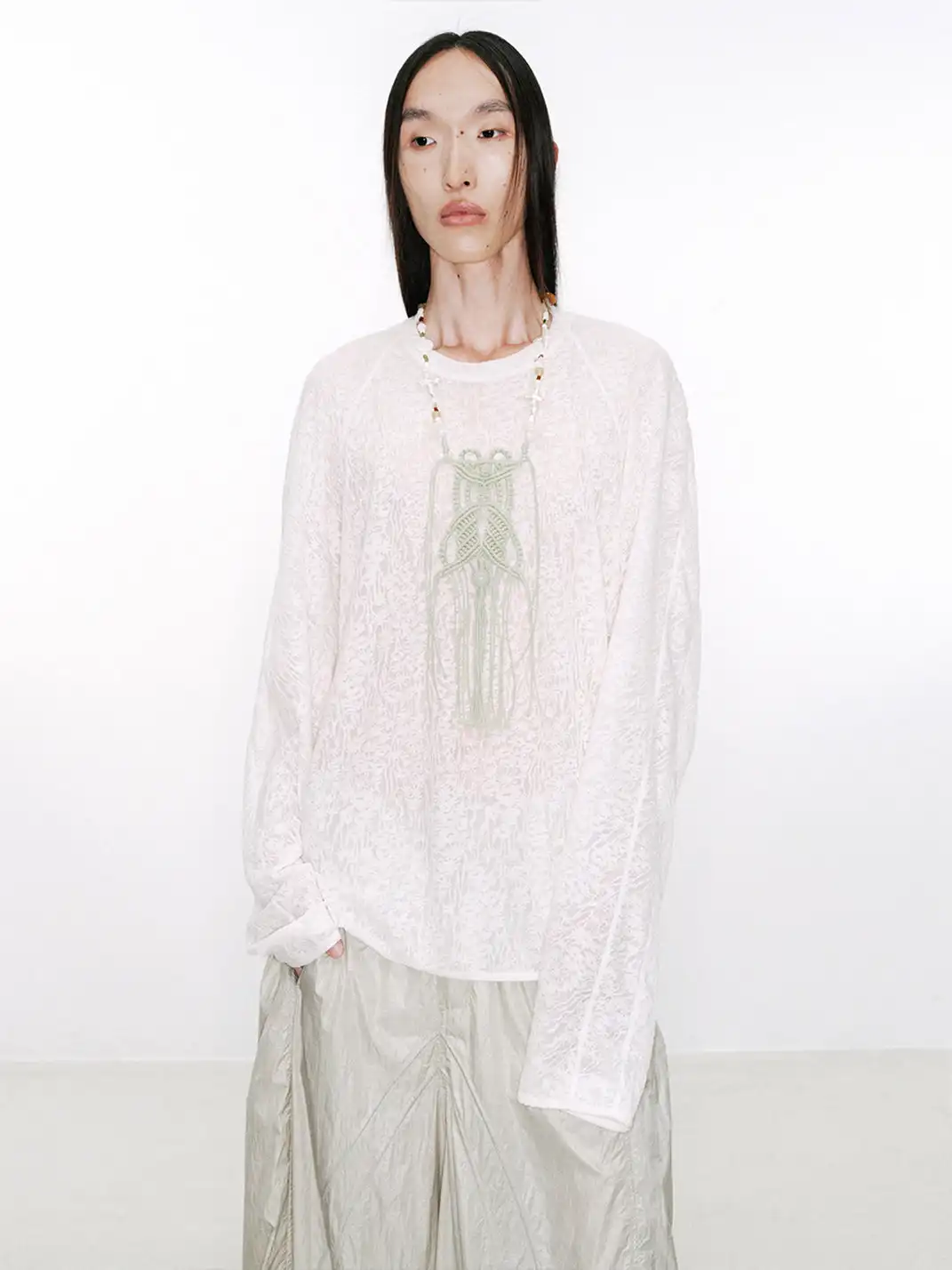 NUTEMPEROR | Handwoven Irregular Tassel Beaded Necklace