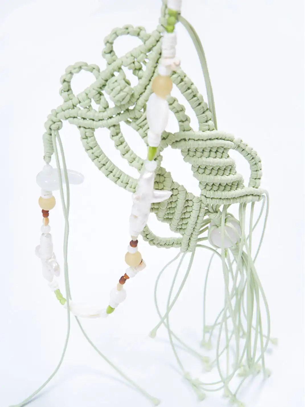 NUTEMPEROR | Handwoven Irregular Tassel Beaded Necklace