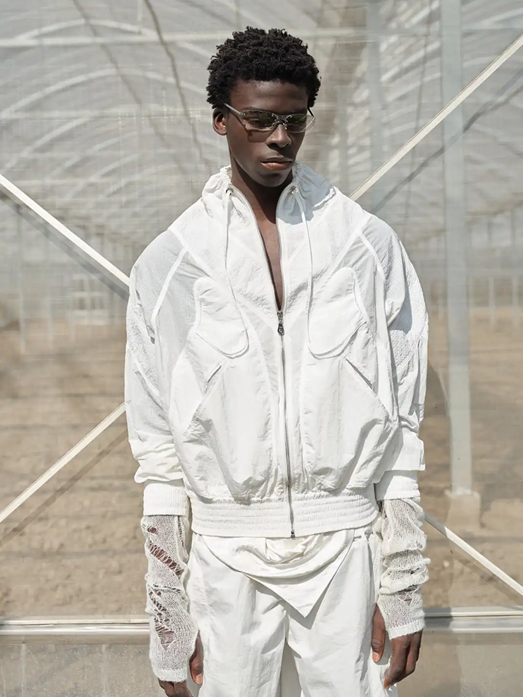 NUTEMPEROR | Lightweight Sheer Windbreaker Jacket