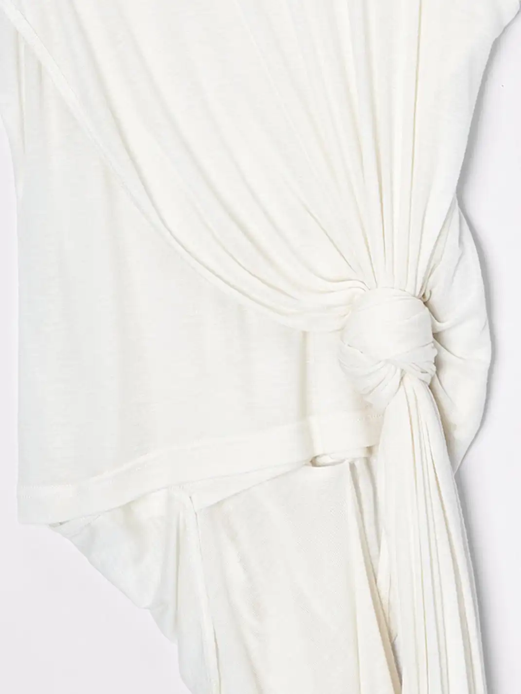 NUTEMPEROR | Knot Detail Embroidered Sleeveless Vest