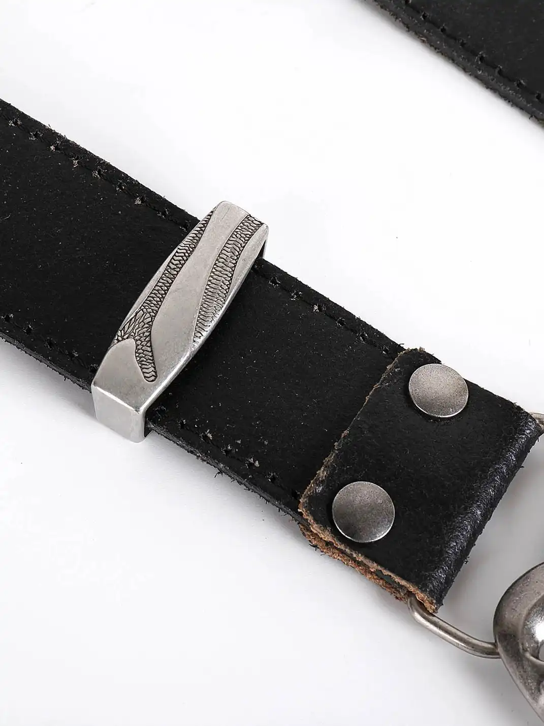 DND4DES | Studded Rhinestone Real Leather Punk Belt