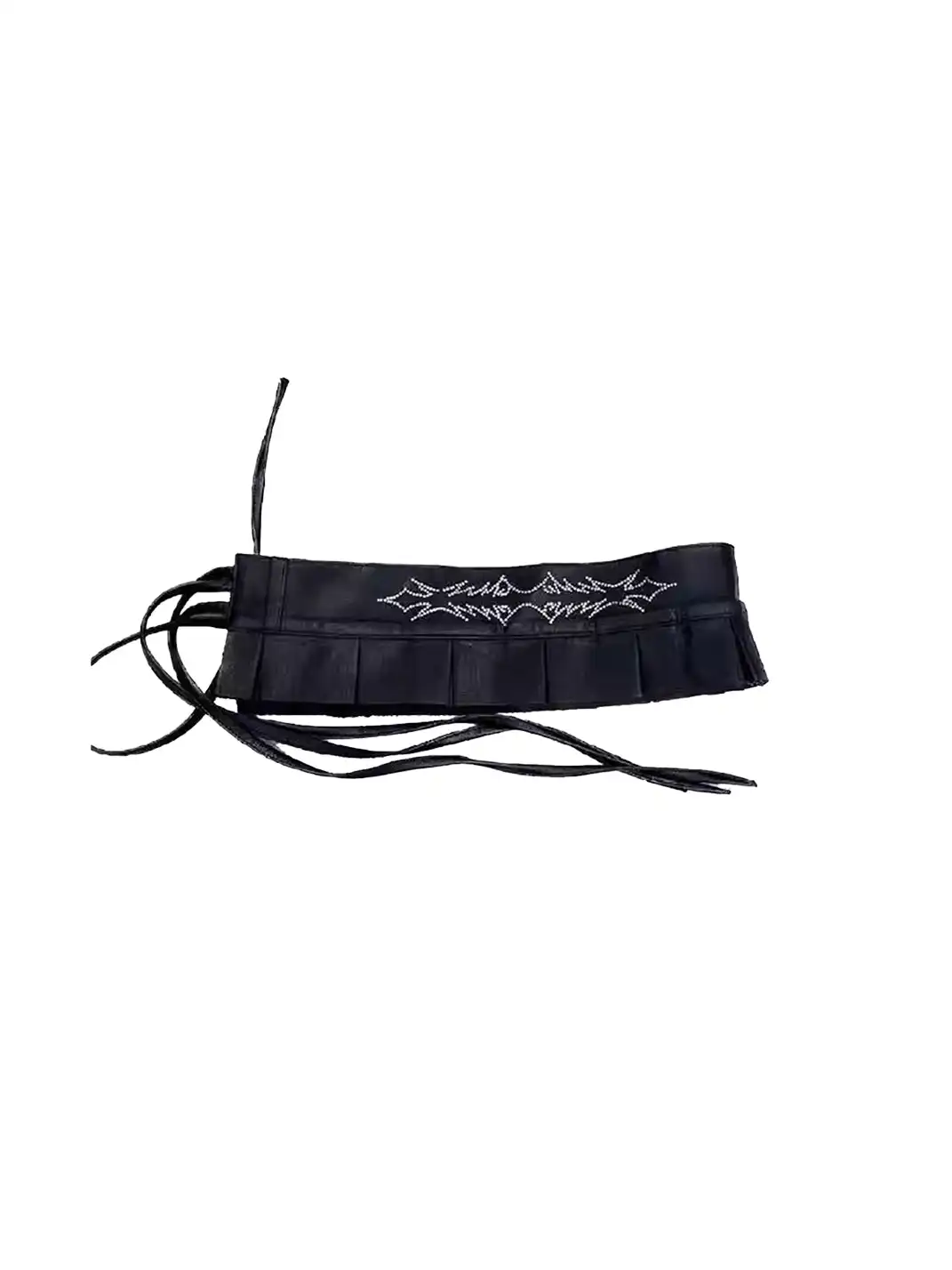 FayChui | Y2K Rhinestone Wide Corset Waist Belt