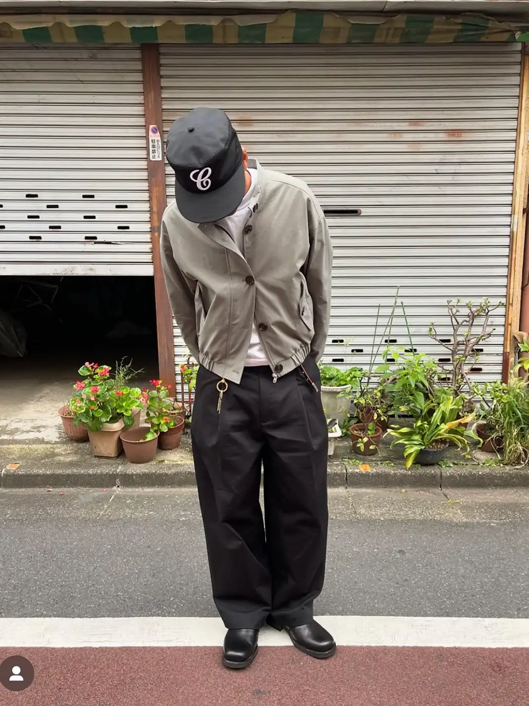6CRAYON | Flat Brim Embroidered Baseball Cap-Black