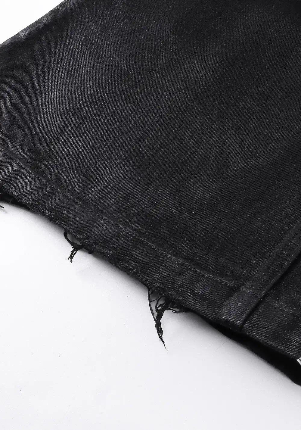 REBEL WAVE丨Hand-Waxed Damaged Wide-Leg Pants