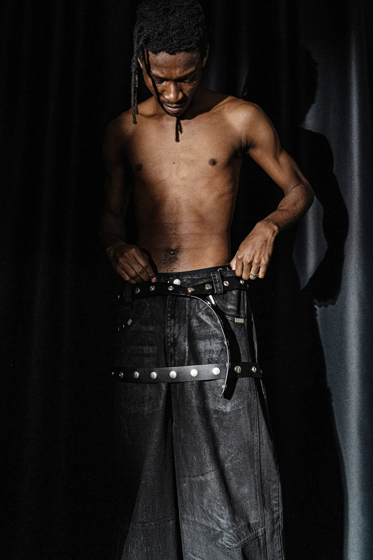 REBEL WAVE丨"SØL" Rivet Button Belt