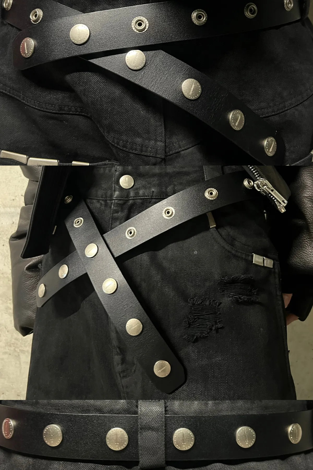 REBEL WAVE丨"SØL" Rivet Button Belt