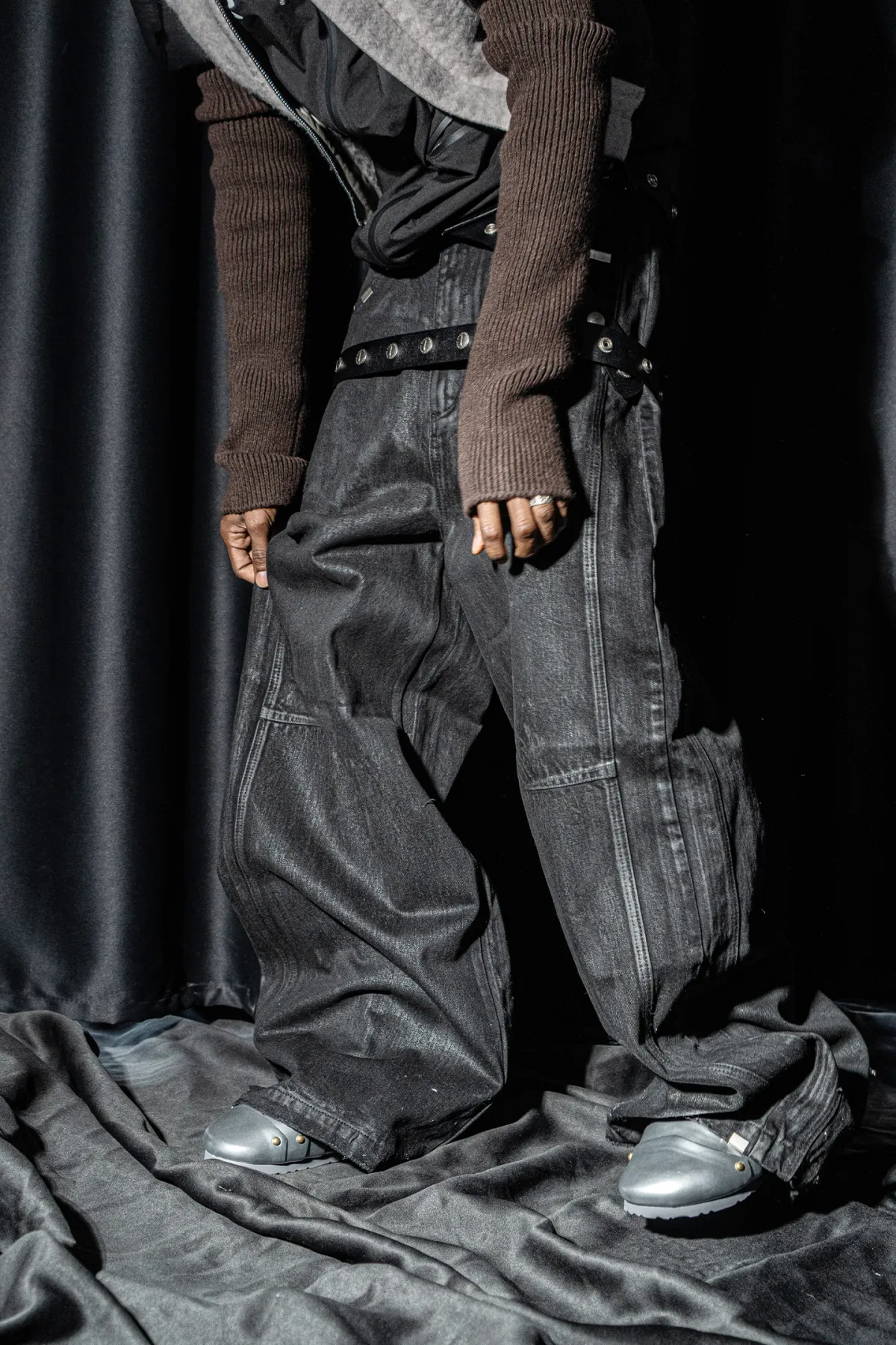 REBEL WAVE丨"SØL" Rivet Button Belt