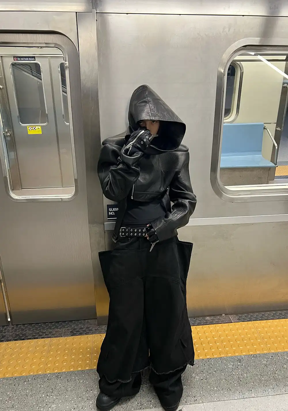 REBEL WAVE丨 "O" Shield Waxed Cargo Pants