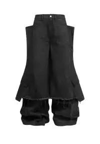 REBEL WAVE丨 "O" Shield Waxed Cargo Pants