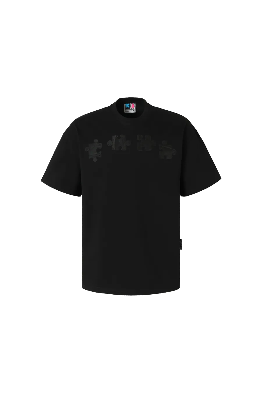 YADcrew | New Style Puzzle Texture Trendy All-Match Casual Short-Sleeved T-Shirt - 4