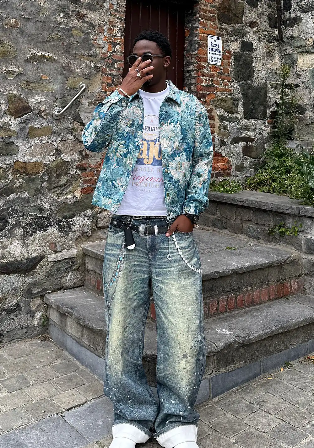 YADcrew丨3D Printed Street Vintage Jeans