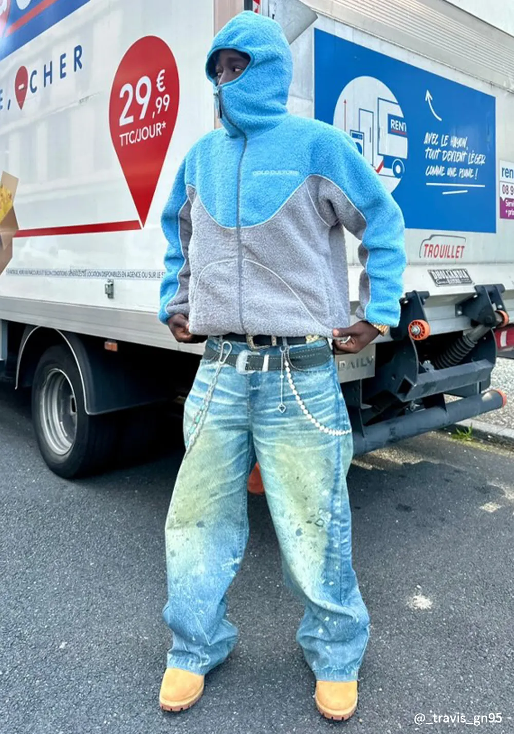 YADcrew丨3D Printed Street Vintage Jeans