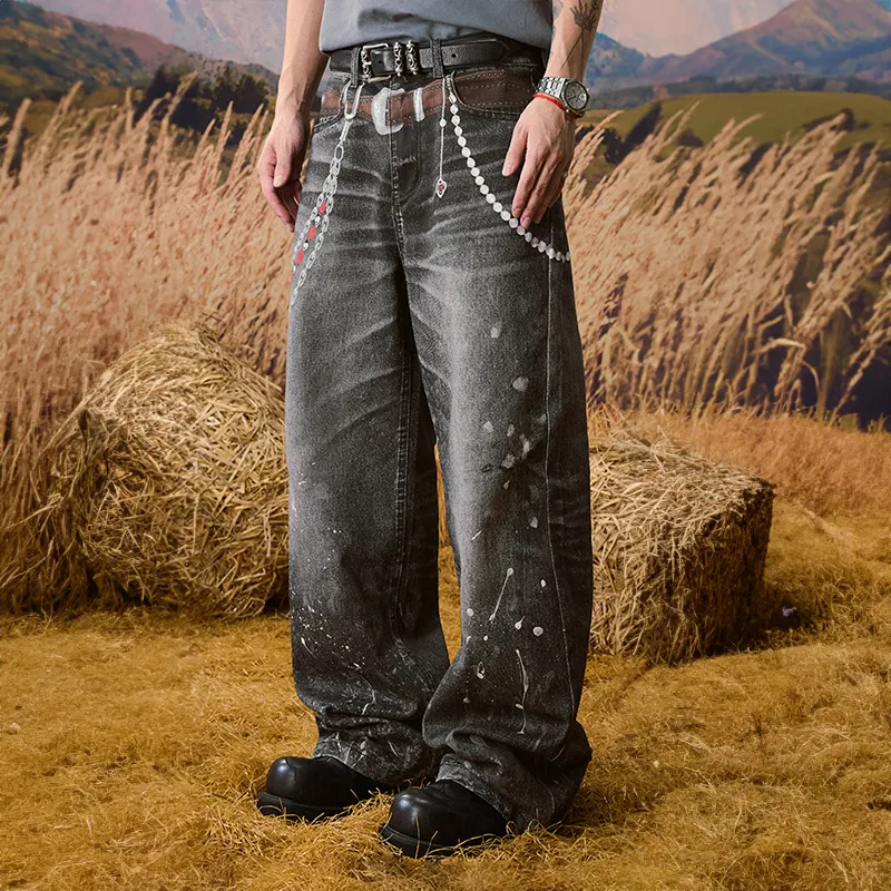 YADcrew丨3D Printed Street Vintage Jeans